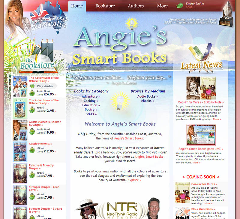 Angie's Smart Books Website 2010